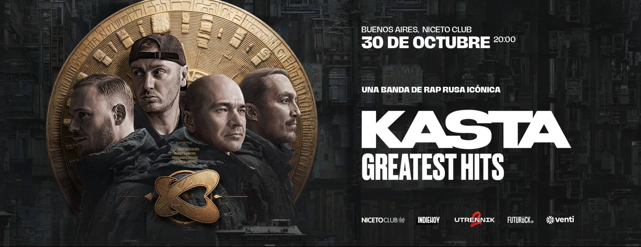 Kasta Greatest Hits en Niceto Club  (+18 años)