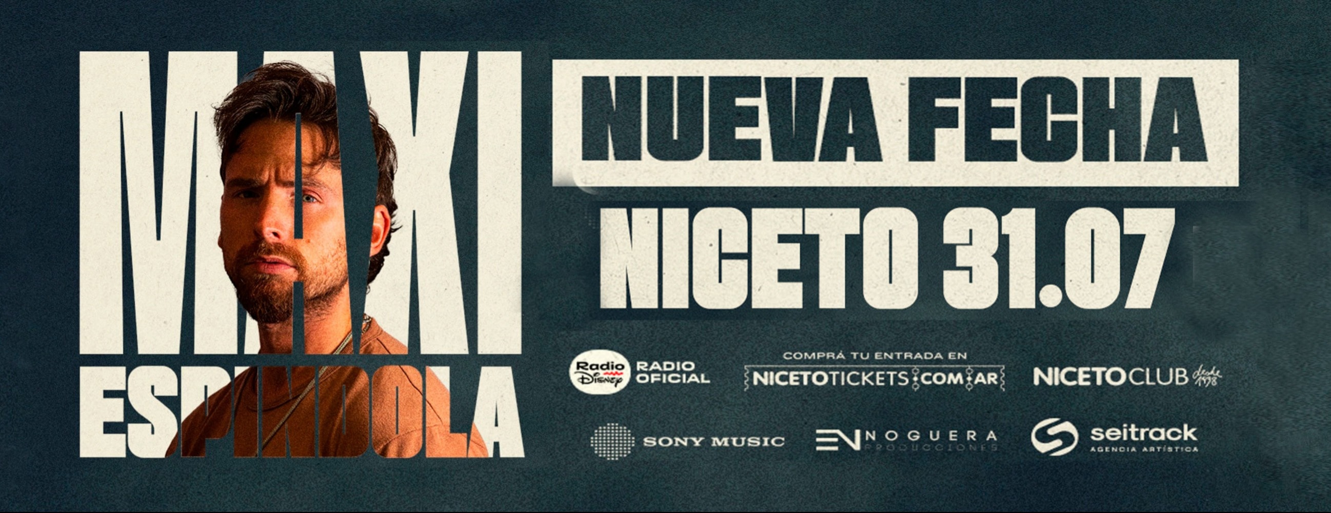Maxi Espíndola en Niceto / JULIO 2026 (+18 años)