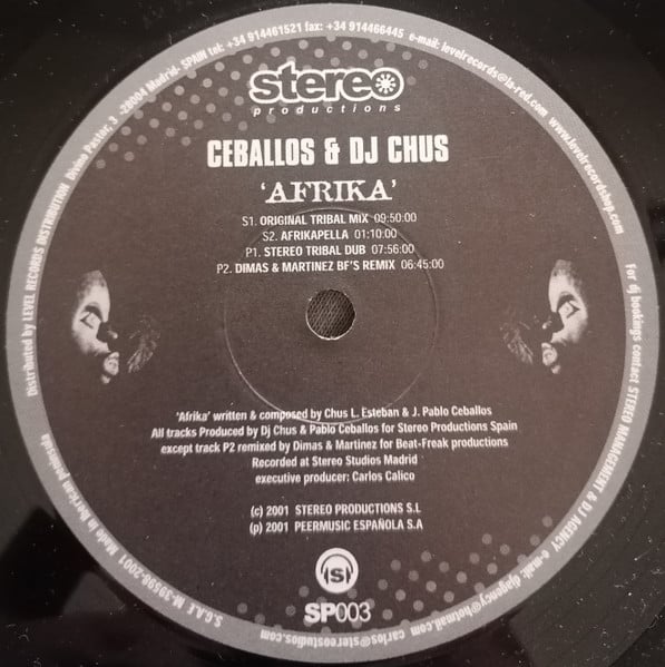 Ceballos & DJ Chus* – Afrika