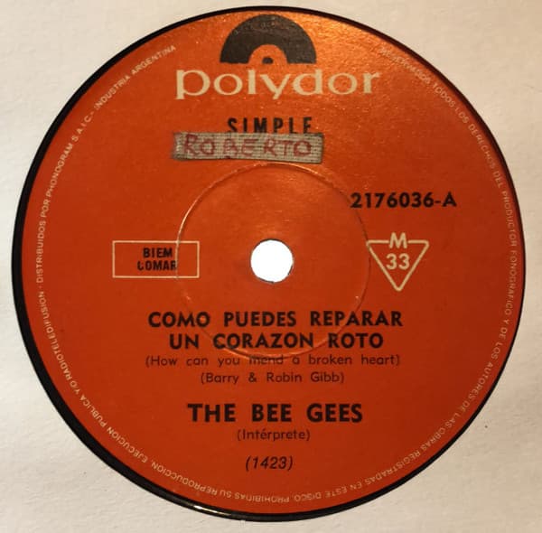 The Bee Gees — Como Puedes Reparar Un Corazon Roto = How Can You Mend A Broken Heart