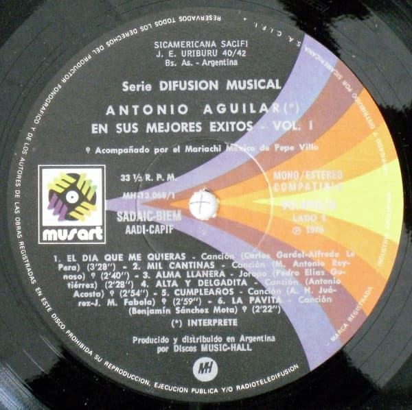 Antonio Aguilar — En Sus Mejores Exitos Vol. 1