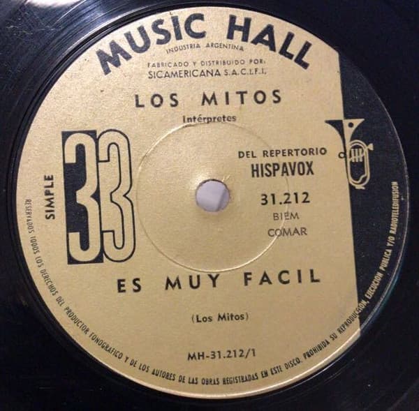 Los Mitos — Es Muy Facil / Si Te Acuerdas De Mi
