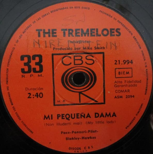 The Tremeloes — Mi Pequeña Dama = My Little Lady