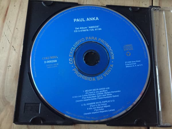 Paul Anka — Del Album "Amigos"