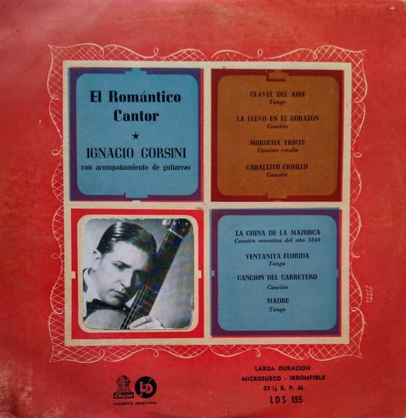 Ignacio Corsini — El Romántico Cantor