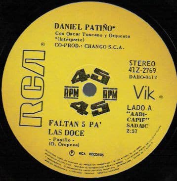 Daniel Patiño — Faltan 5 Pa' Las Doce / La Navidad