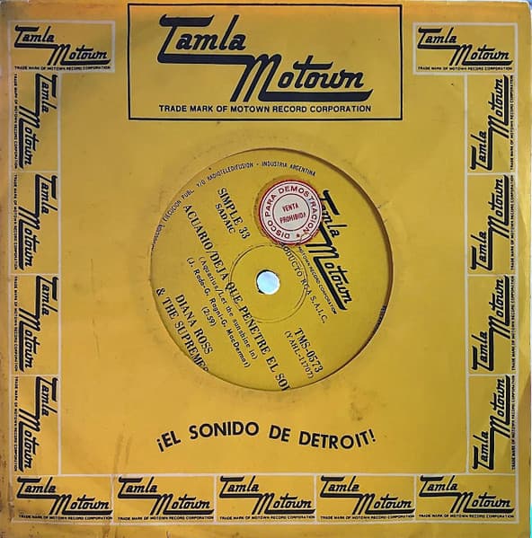 Diana Ross & The Supremes — Acuario / Deja Que Penetre El Sol / A Donde Voy / Buen Día Brillo De Estrella