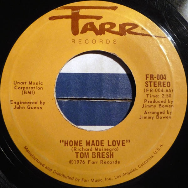 Tom Bresh* – Home Made Love