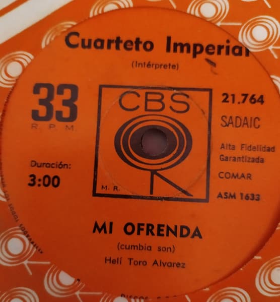 Cuarteto Imperial — Mi Ofrenda / Rio Arriba