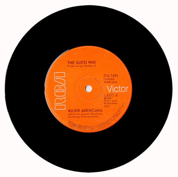 The Guess Who — Mujer Americana = American Woman / Azucar No, Esta Noche = No Sugar Tonight = One Divided