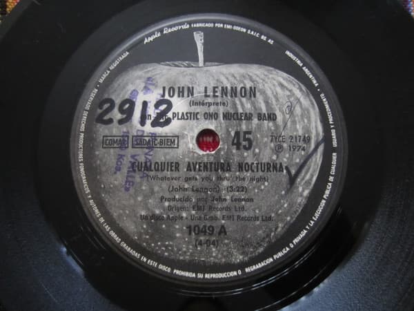 John Lennon & The Plastic Ono Nuclear Band — Whatever Gets You Thru' The Night