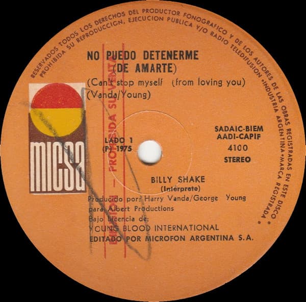 Billy Shake — Can't Stop Myself (From Loving You)