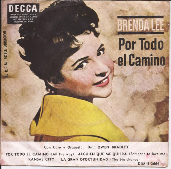 Brenda Lee & Owen Bradley — Por Todo El Camino = All The Way