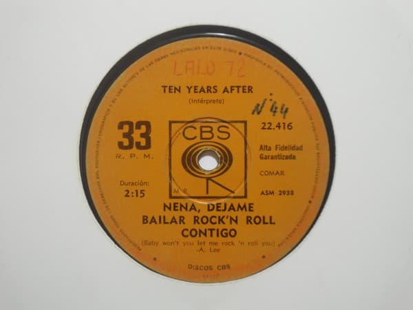 Ten Years After — Nena, Dejame Bailar rock'n roll contigo