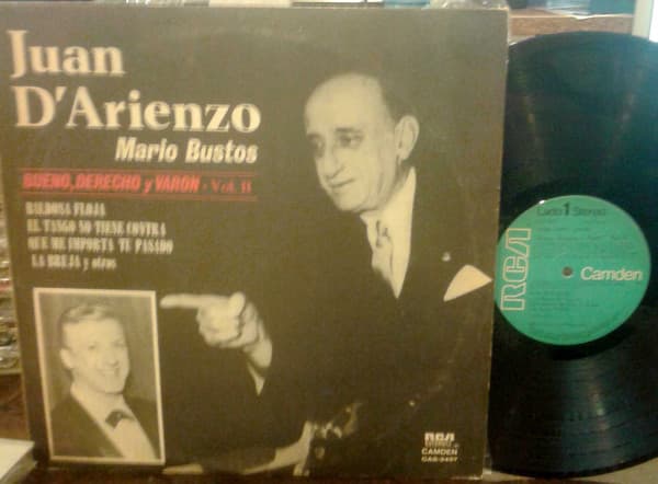 Juan D'Arienzo Y Su Orquesta Típica & Mario Bustos — Bueno, Derecho y Varon - Vol. II