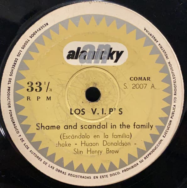 Los Vip's — Shame And Scandal In The Family / Satisfaction