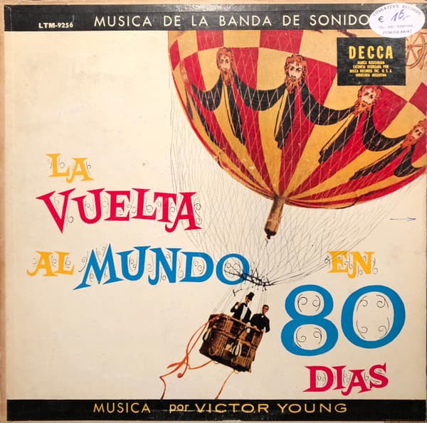 Victor Young Y Su Orquesta — Música De La Banda De Sonido De La Pelicula - La Vuelta Al Mundo En 80 Dias