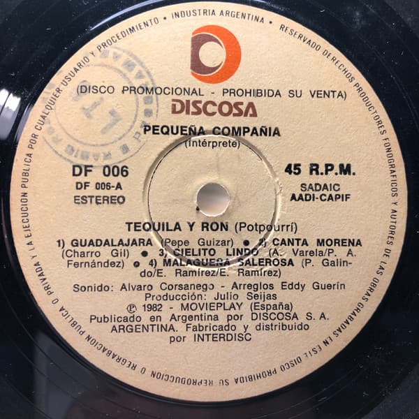 Pequeña Compañía — Tequila Y Ron (Potpourrí)