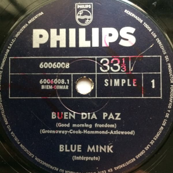 Blue Mink — Buen Dia Paz - Mary Jane