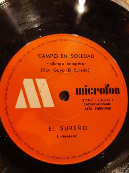 El Sureño — Campo En Soledad / De Mi Marca