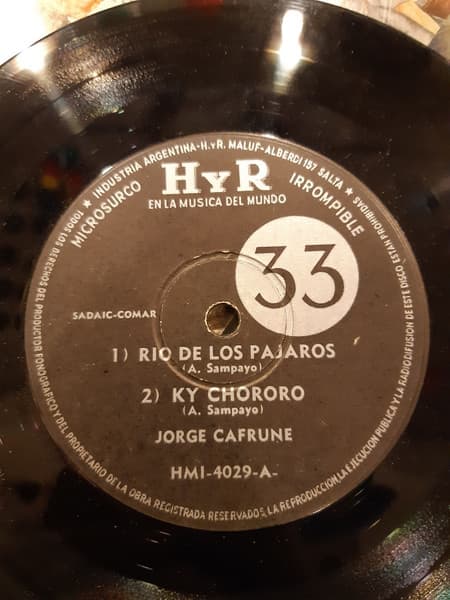 Jorge Cafrune — Rio De Los Pajaros / Ky Chororo / Pato Siriri / Las Golondrinas