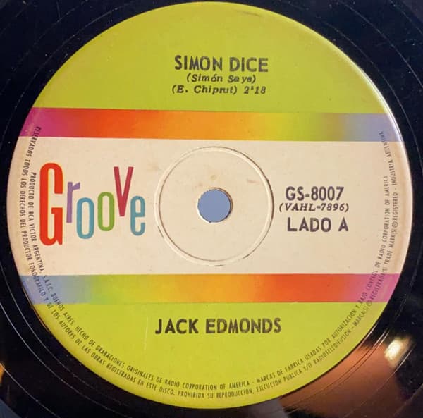 Jack Edmonds & Slim Pikins — Simon Dice / Llorar Como Un Bebe