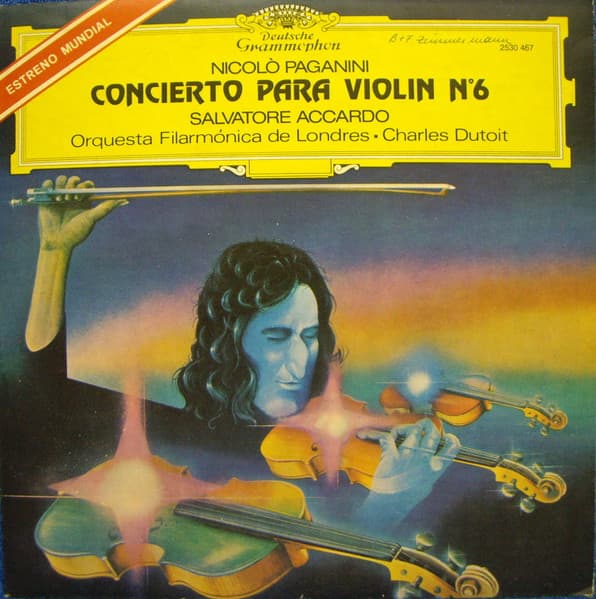 Nicolò Paganini & Salvatore Accardo & Orquesta Filarmónica De Londres & Charles Dutoit — Concierto Para Violin N° 6