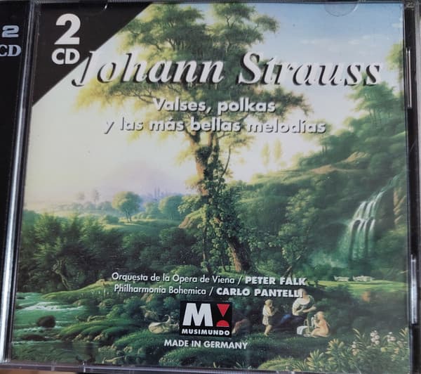 Johann Strauss Jr. & Orquesta de la Opera de Viena & Philharmonia Bohemica & Peter Falk & Carlo Pantelli — Valses, Polkas Y Las Mas Bellas Melodias