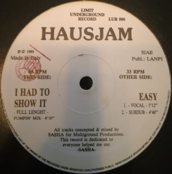 Hausjam – I Had To Show It