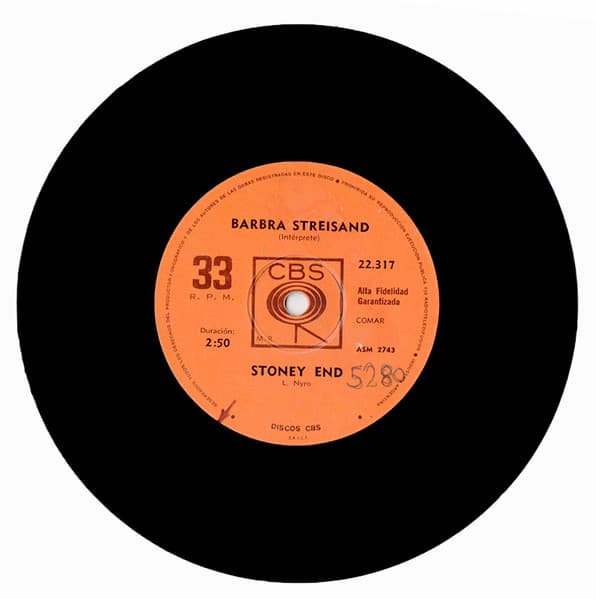 Barbra Streisand — Stoney End / Lo Mejor Que Has Hecho = The Best Thing You've Ever Done