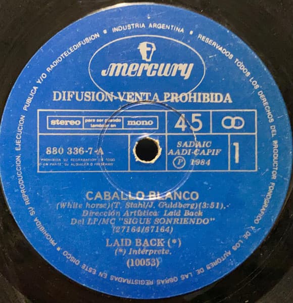Laid Back — Caballo Blanco