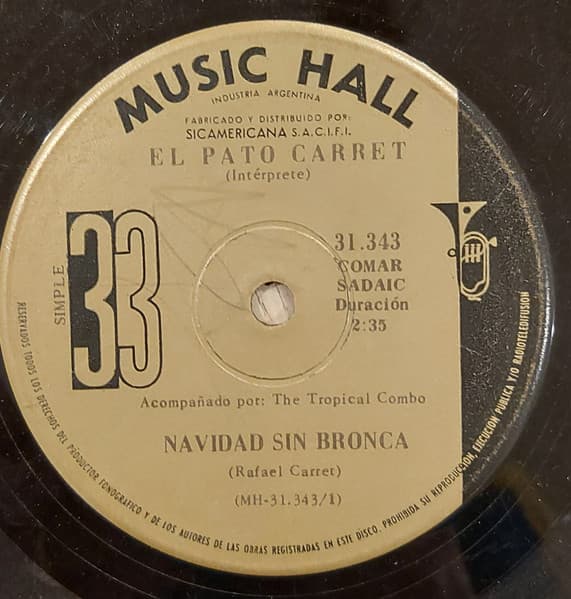 El Pato Carret — Navidad Sin Bronca / Burbujas De Navidad