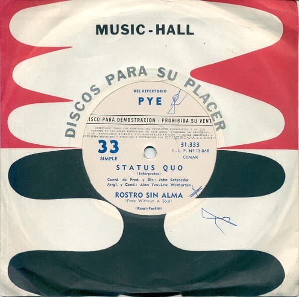 Status Quo — Rostro Sin Alma (Face Without A Soul)