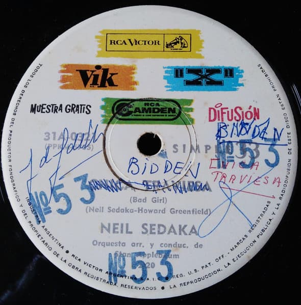 Neil Sedaka — Chica Traviesa = Bad Girl