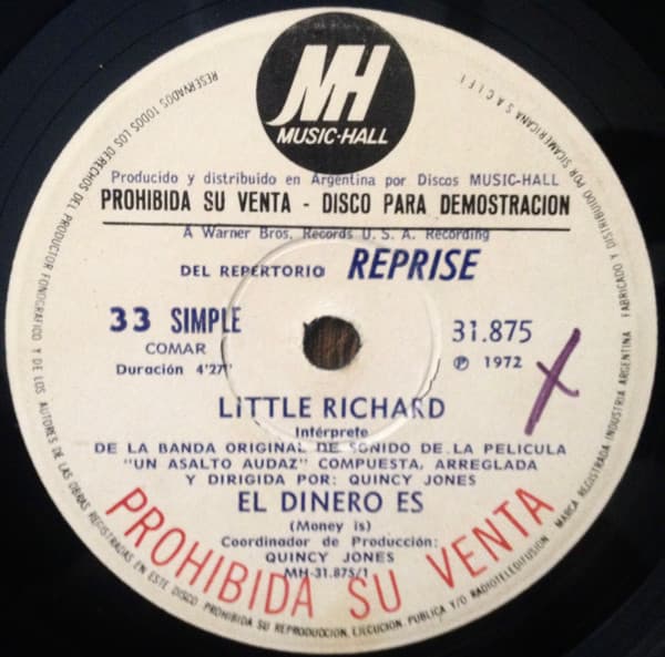Little Richard — El Dinero Es = Money Is