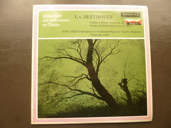 Jörg Demus & L.v. Beethoven — Sonata Si Bemol Mayor Op. 22 Nro. 11 / Sonate Mi Bemol Mayor Op. 27 Nro. 1