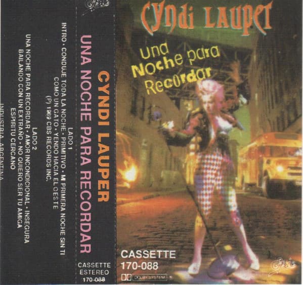 Cyndi Lauper — A Night To Remember = Una Noche Para Recordar