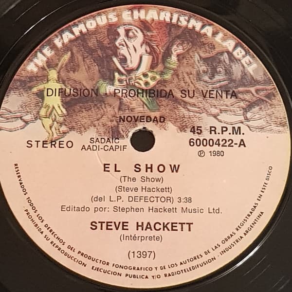 Steve Hackett — El Show = The Show