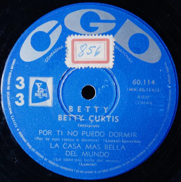 Betty Curtis — Betty