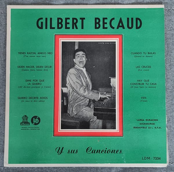 Gilbert Bécaud — Y sus Canciones