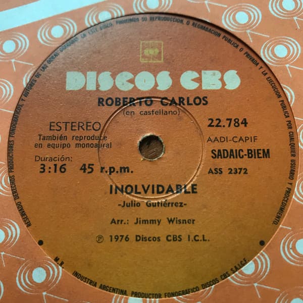 Roberto Carlos — Inolvidable / Tu Cuerpo = Seu Corpo