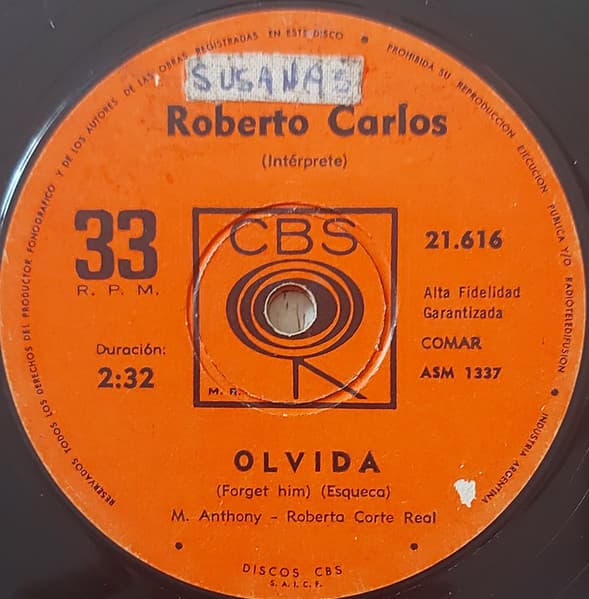 Roberto Carlos — Olvida / Ella Es Muy Franca