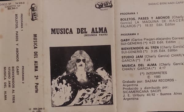Charly Garcia — Musica Del Alma 2 Da. Parte