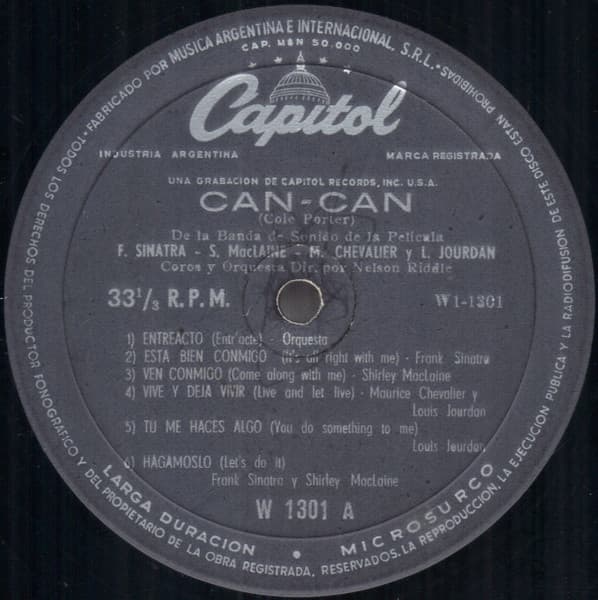 Cole Porter — Cole Porter's Can-Can: Original Soundtrack Album