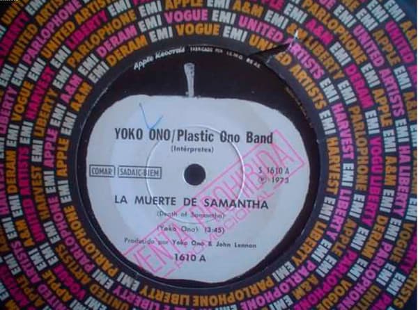 Yoko Ono & Plastic Ono Band — La Muerte De Samantha = Death Of Samantha