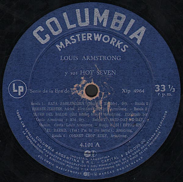 Louis Armstrong Y Sus Hot Seven — Louis Armstrong Y Sus Hot Seven