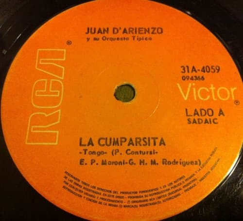 Juan D'Arienzo Y Su Orquesta Típica — La Cumparsita / La Puñalada
