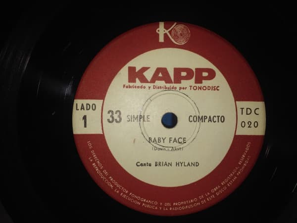 Brian Hyland — Baby Face / Rosemary