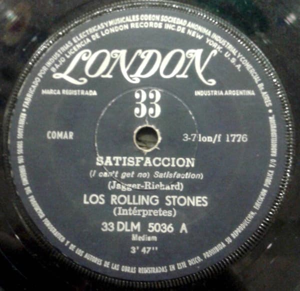 Los Rolling Stones — Satisfaccion = (I Can't Get No) Satisfaction)