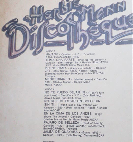 Herbie Mann — Discothèque